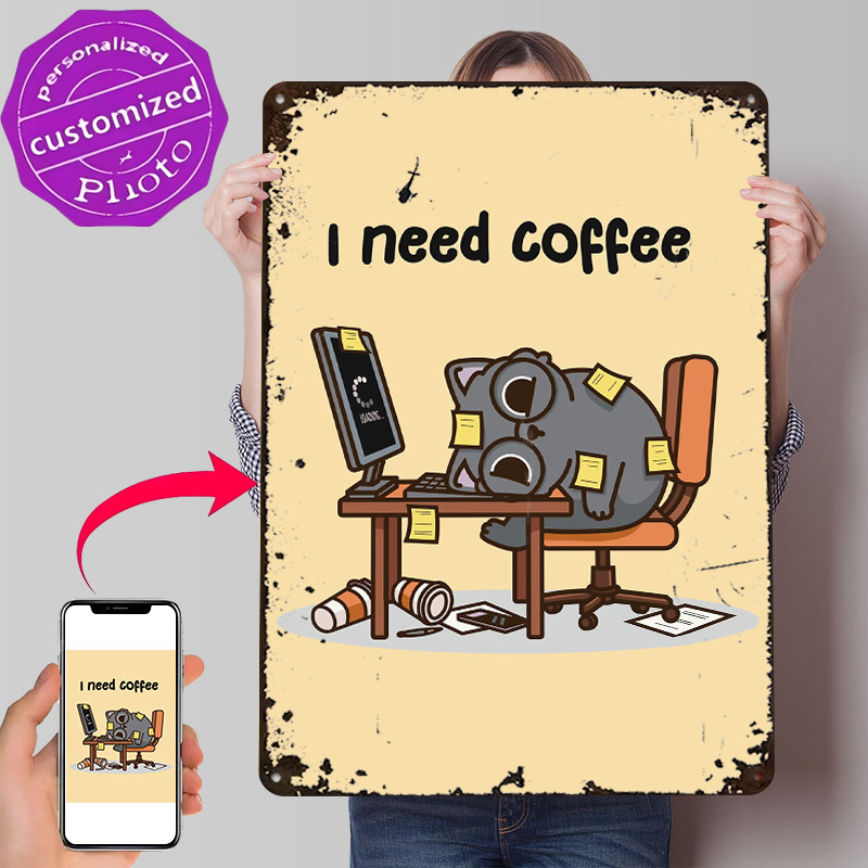 Gaming Accessories That You Need - I Need Coffee 3D Texture Metal