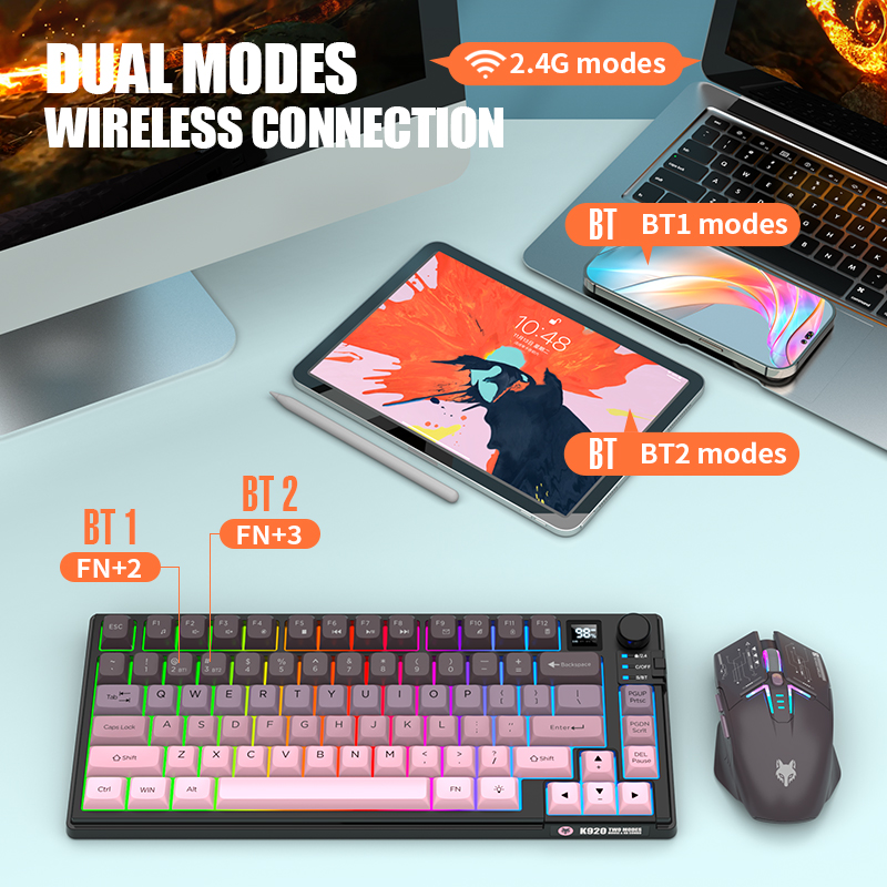 Dual-mode (2.4G+Bluetooth) key - Gaming Accessories Uk recension och pris