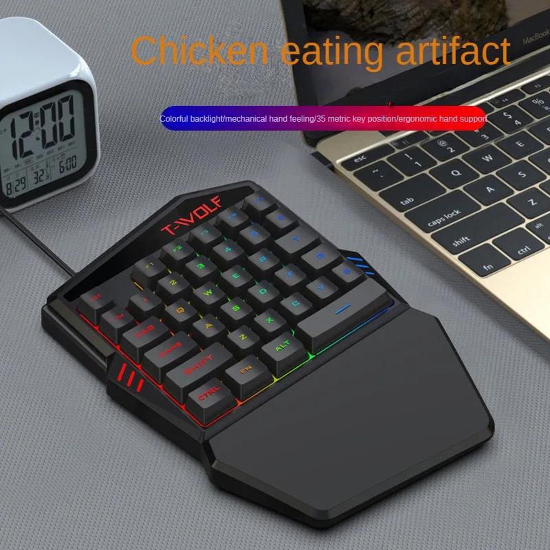 T-WOLF TF900 One Handed Keyboa - Gaming Accessories Mobile recension och pris