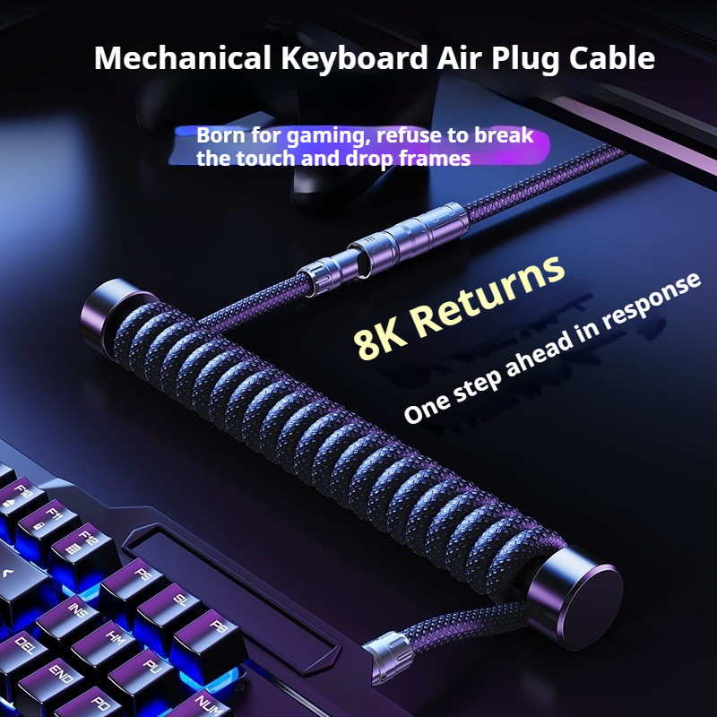 Eary 1.2m Coiled Keyboard Cabl - Gaming Accessories For Laptop recension och pris