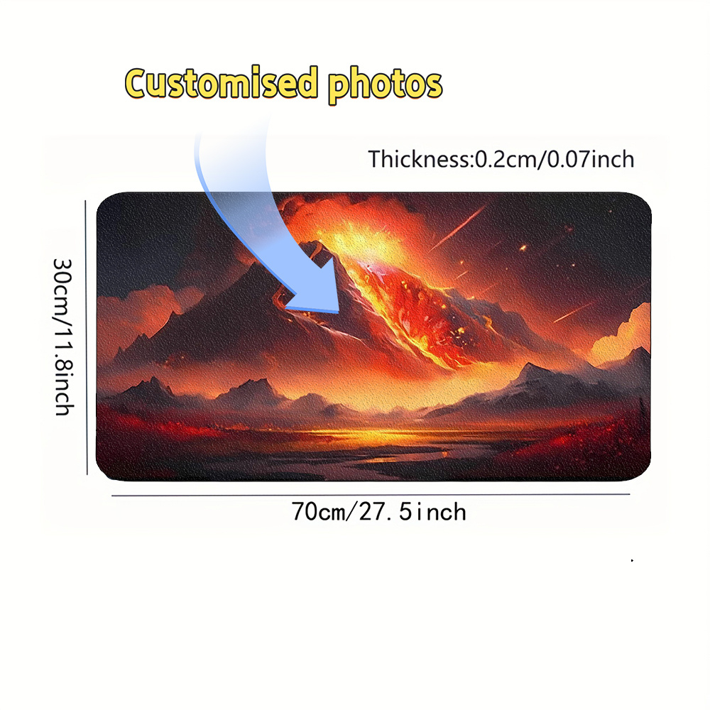 Custom Picture Gaming Desk Mat - Gaming Accessories Images recension och pris