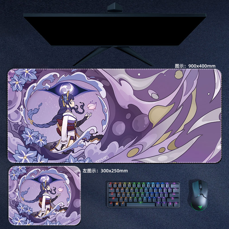 Anime Genshin Impact Mouse Pad - Gaming Accessories Desk recension och pris