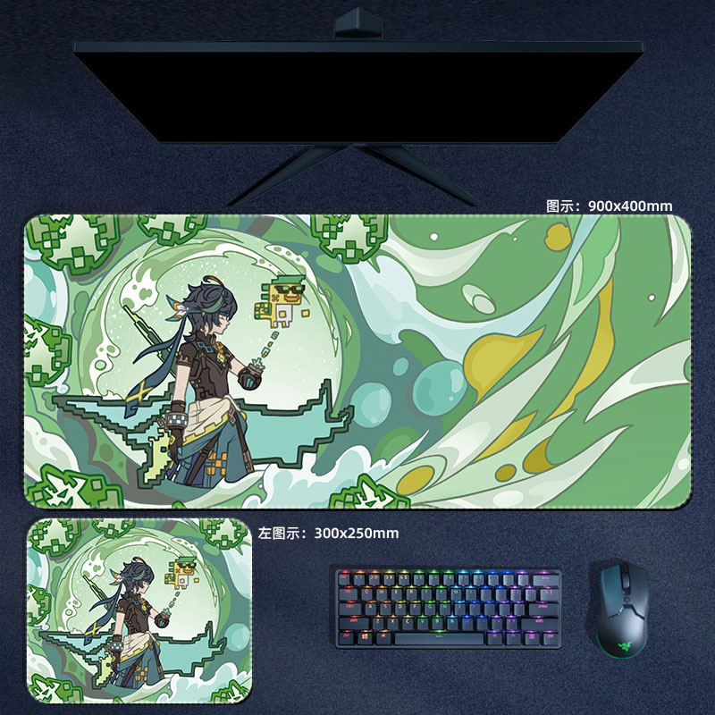 Anime Genshin Impact Mouse Pad - Gaming Accessories Desk recension och pris