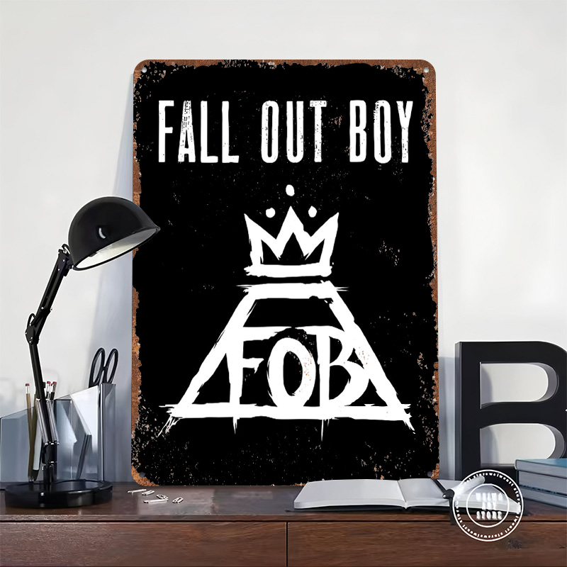 Fall Out Boy Tin Plaque Poster - Gaming Accessories Boys recension och pris