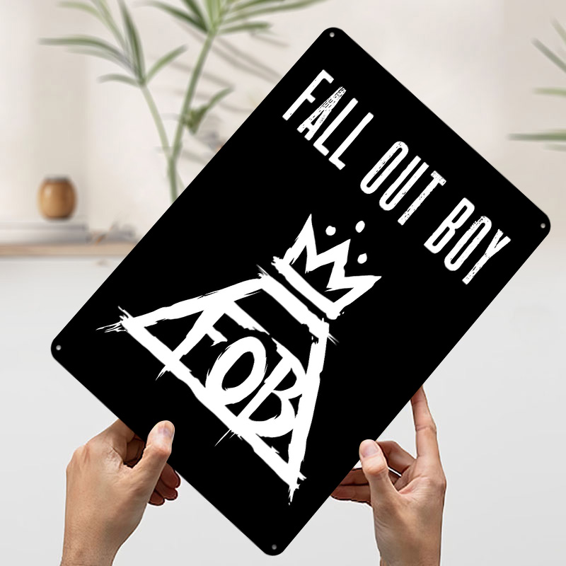 Fall Out Boy Tin Plaque Poster - Gaming Accessories Boys recension och pris