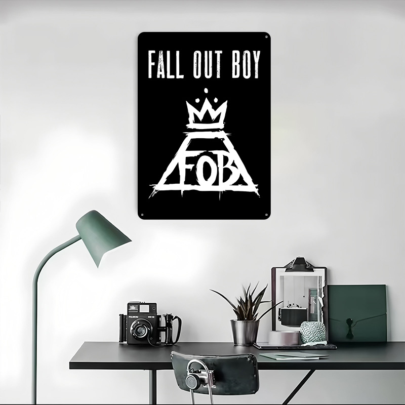 Fall Out Boy Tin Plaque Poster - Gaming Accessories Boys recension och pris