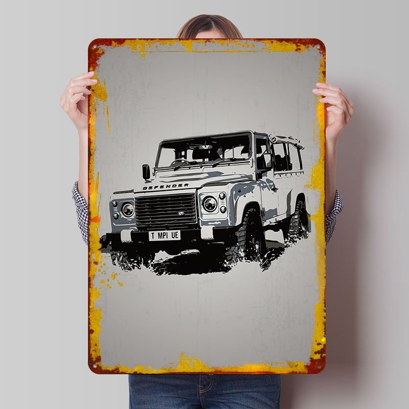 UK Car Rover Defender Poster C - Gaming Accessories Uk recension och pris